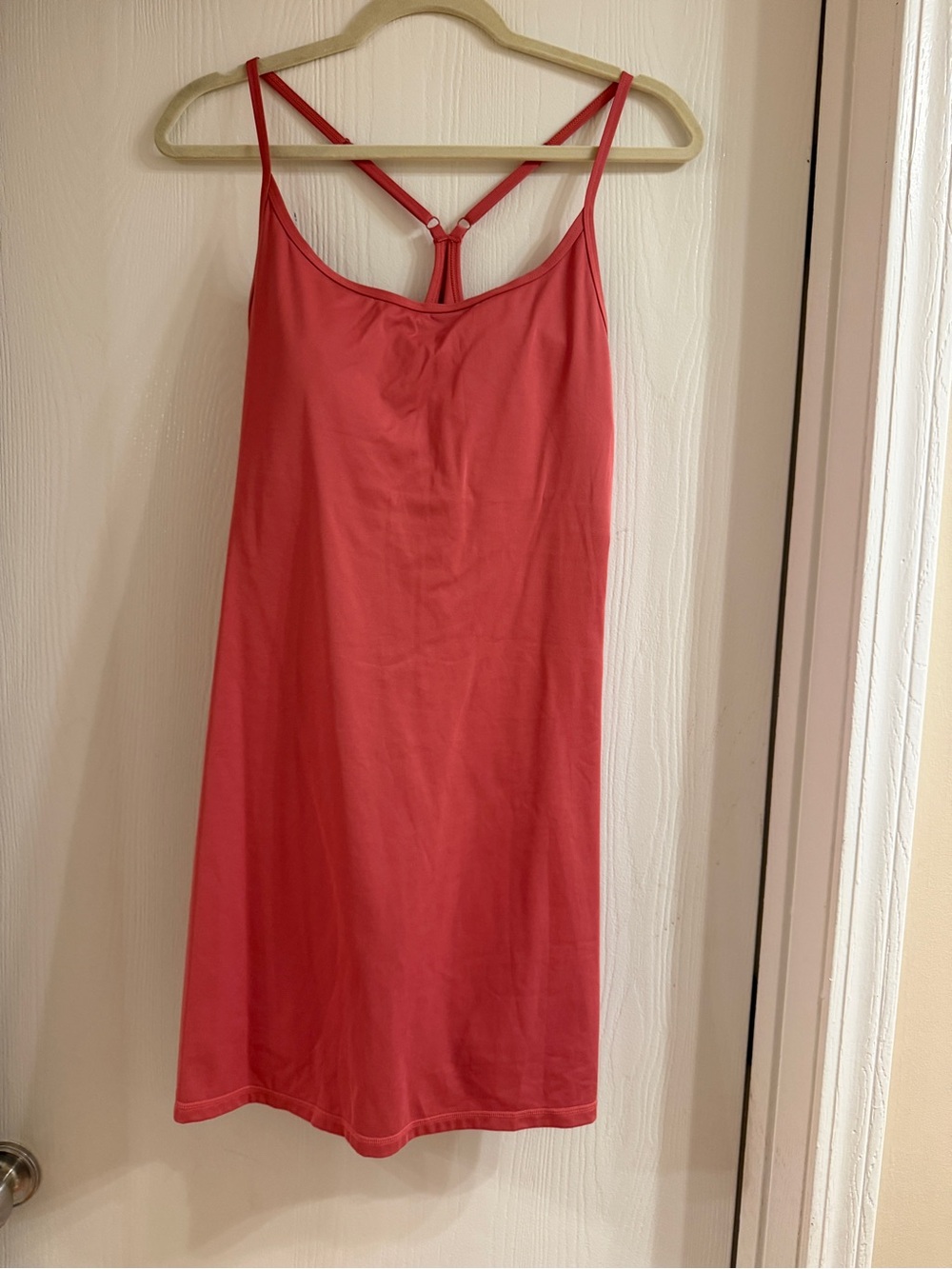 Women's Sporty Dress with Shorts - Pink